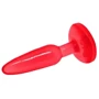 Анальная пробка на присоске Butt plug, BI-017001 Red: Наличие вибрации Нет