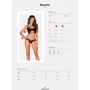 Комплект Obsessive Roxelia 2-pcs set M/L: Візерунок Однотонный
