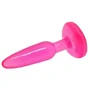Анальная пробка на присоске Butt plug, BI-017001 Pink: Тип Анальные пробки