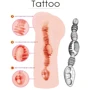Мастурбатор-вагина двухслойный Kokos Tattoo Vibe: Материал TPE (термопластичный эластомер)