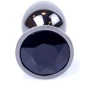 Анальна пробка із кристалом BOSS of TOYS Boss Series - Jewellery Dark Silver PLUG Black S, BS6400029: Наявність вібрації  Нет
