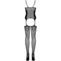 Бодістокінг Obsessive Bodystocking G314 black S/M/L: Застосування На тело