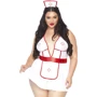Костюм медсестры Leg Avenue Roleplay Nightshift Nurse + 1X-2X White/Red