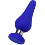 Анальная пробка ToDo Anal Plug Сlassic L (синяя): Наличие вибрации Нет