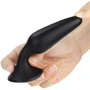 Анальна пробка LoveToy Lure Me Butt Plug Slim S Black: Материал Силикон