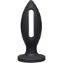 Силиконовая анальная пробка Doc Johnson Kink Lube Luge Premium Silicone Plug 5", 11,43х4,8 см, черный