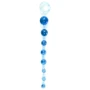 Анальные бусы Jelly Anal Beads Blue, SKN-ANL033 Blue