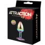 Металевий анальний затор MAI Attraction Toys №72 Rainbow: Наявність вібрації  Нет