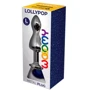 Анальний затор Wooomy Lollypop Double Ball Metal Plug Blue L: Тип Анальные пробки