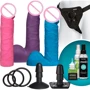 Набір страпонів Dual Density Set Multicolor, multicolor: Наявність вібрації немає