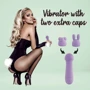 Міні-вібратор FeelzToys Mister Bunny Purple з двома насадками: Для кого Для жінок