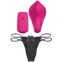 Вибратор в трусики Liebe Panty Vibe Recargable Cerise, нагрев до 39 °C, пульт, трусики в комплекте: Для кого Для женщин