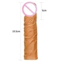 Насадка LoveToy Pleasure X-Tender Penis Sleeve Flesh Add 2", Brown: Назначение Для удлинения