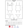 Мягкий эротический корсет с кружевом Obsessive 820-COR-1, S/M фото 6