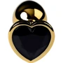 Анальная пробка с кристаллом Metal By Toyfa Gold anal plug Tourmaline: Материал Медицинский металл