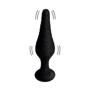 Анальная пробка Silicone Vibrating Anal Plug with Remote Control с дистанционным управлением: Наличие вибрации Есть