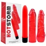 Вибратор с насадками Chisa Hot Storm Hers Dildo Kit: Для кого Унисекс