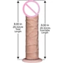 Фаллоимитатор UltraSkyn Realistic Cock 8", 20.3х4,6 см: Назначение Вагинальные