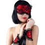 Мереживна маска на очі з наручниками Mask and Handcuffs
