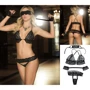 Ігровий костюм Полонянка NDS 0817 Black M/L (14667): Країна-виробник товару Китай
