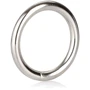 Металлическое эрекционное кольцо CalExotics Silver Ring Medium , 3,8 см: Цвет серебристый