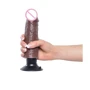 Вибратор Pipedream Vibrating King Cock 6", 15.4x4.8 см, коричневый: Тип управления Кнопочное
