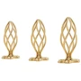 Анальная пробка LOCKINK Sevanda Hollow Spiral Golden Metal Anal Plug - L size: Для кого Унисекс
