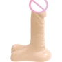 Фаллоимитатор с мошонкой Ballsy Super Cock 6, 13.2x3.5 см: Назначение Вагинальные