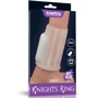 Насадка на член с вибрацией LoveToy Vibrating Spiral Knights Ring White III фото 8