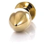 Анальна пробка із кристалом Metal By Toyfa Gold anal plug: Тип Анальные пробки