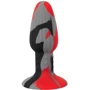 Анальная пробка Anos Tricolour Butt Plug With Suction Cup
