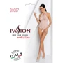Бодистокинг Passion BS087 white: Фактура Сетка