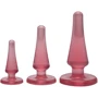 Набір анальних пробок Doc Johnson Crystal Jellies Anal Initiation Kit - Pink: Для кого унісекс