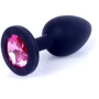 Анальная пробка Boss Series - Jewellery Black Silicon PLUG Medium Pink (BS6400087) фото 7