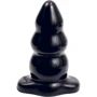 Анальна пробка Tripple Ripple Butt Plug Large, 11.6x6 см, чорний: Тип Анальні пробки
