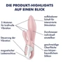Вибратор Satisfyer Air Pump Bunny 3: Назначение Вагинальные