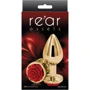 Анальная пробка Ns Novelties - Rose Buttplug M (золотистая с красным): Для кого Унисекс