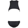 Спокусливий боді Passion 056 BODY ADAM black L/XL: Візерунок Однотонный