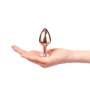 Металева анальна пробка із прикрасою у вигляді кристала Dorcel - Diamond Plug M: Тип Анальні пробки