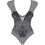 Бодістокінг із великої сітки Obsessive B112 teddy S/M/L Black: Матеріал нейлон