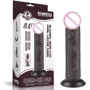Фаллоимитатор LoveToy Sliding-Skin Dual Layer Dong 8" Black: Назначение Вагинальные