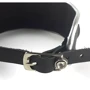 Нашийник з натуральної шкіри зі стразами та кільцем Art of Sex - Collar Ring: Для кого Унисекс