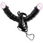 Двойной страпон Fetish Fantasy Vibrating Double Delight Strap-On, 12x3.7 см