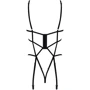 Сексуальне боді Obsessive Badossa black L/XL: Застосування На тело