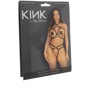 Стрепы-портупея с чокером Leg Avenue Satin elastic harness teddy, One size, Black: Декор Стрепы