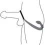 Вибростимулятор простаты с эрекционным кольцом Prostatic Play Cock Ring Vibrating Prostate (черный): Тип Массажеры простаты