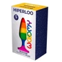 Анальная пробка Wooomy Hiperloo Silicone Rainbow Plug S: Наличие вибрации Нет